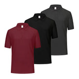 3 Pack Performance Short Sleeve Golf Shirts