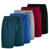 5-Strip Men's Quick Dry Shorts with Side Pockets