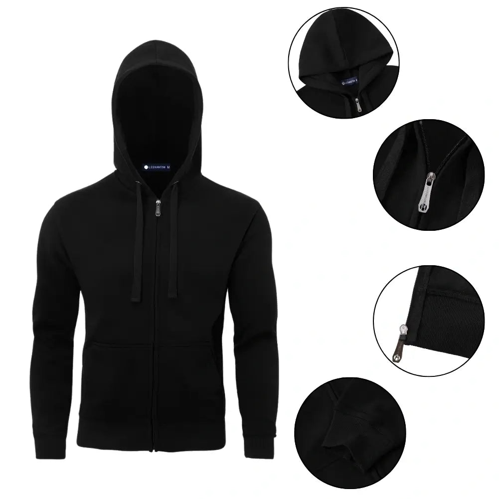 Men's Full-Zip Fleece Hoodie