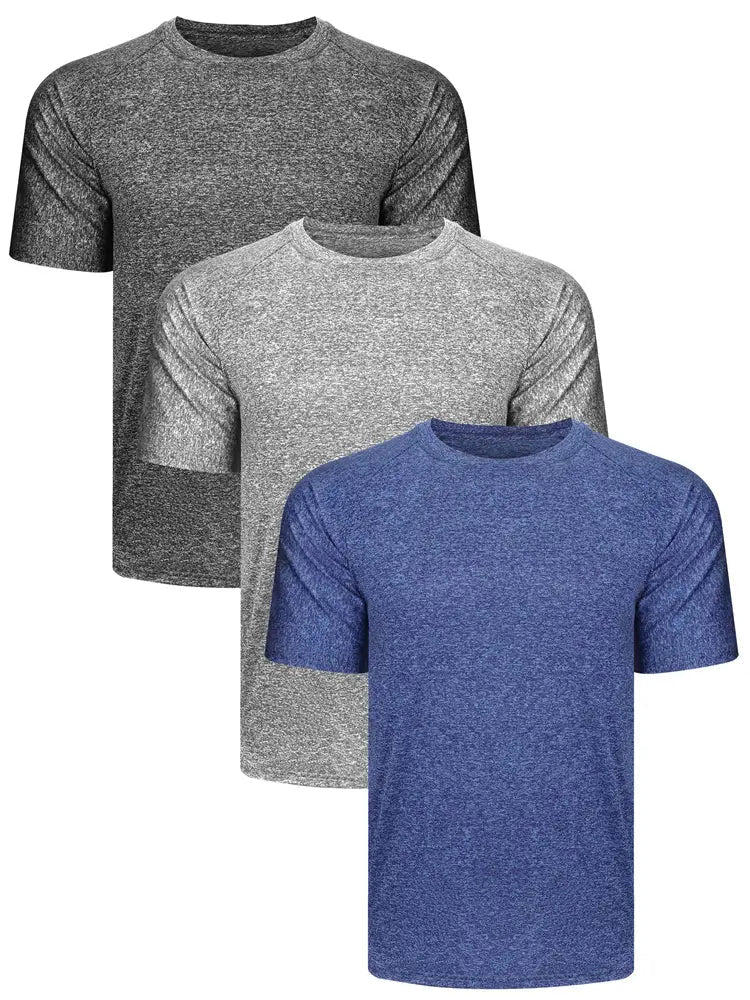 3 Pack Men's Short Sleeve Crew Neck T-shirt