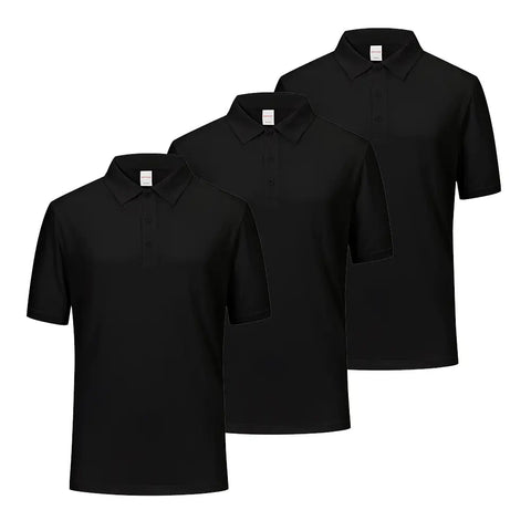 3 Pack Performance Short Sleeve Golf Shirts