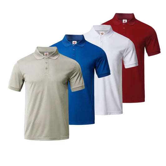 Men's Collared Shirt 4-Pack