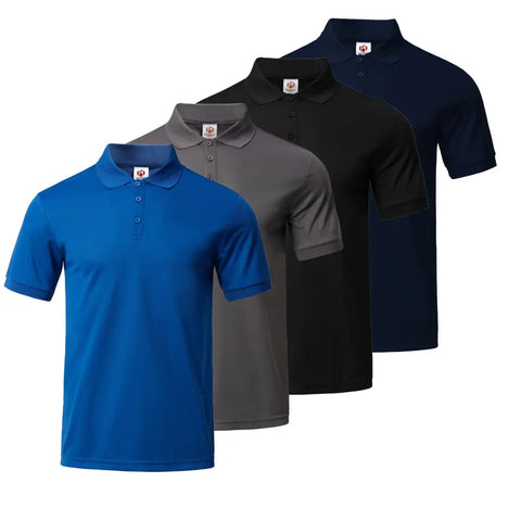 Men's Collared Shirt 4-Pack
