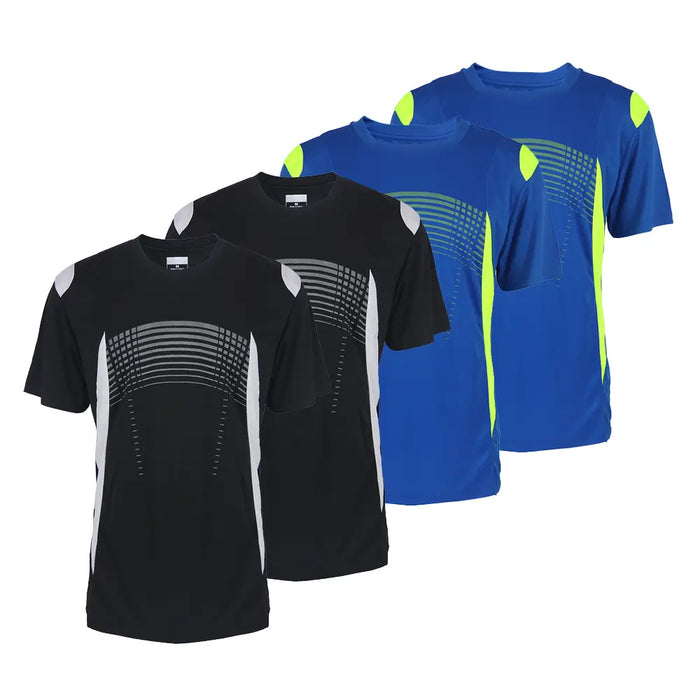 Set of 4 Men's Quick-Dry Athletic T-Shirts