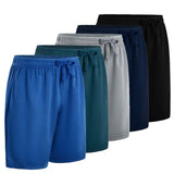 5-Strip Men's Quick Dry Shorts with Side Pockets