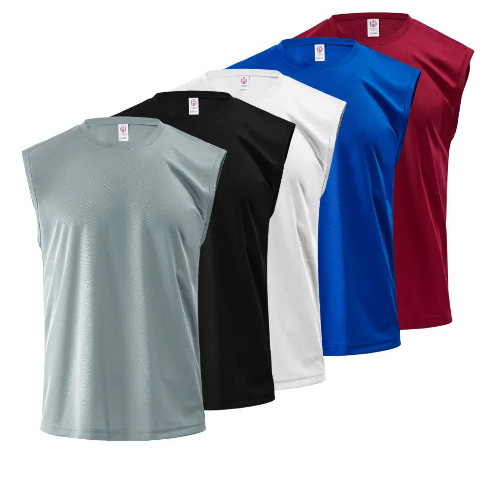 5-Pack Men's Sleeveless Shirt Vest | LI HANTON