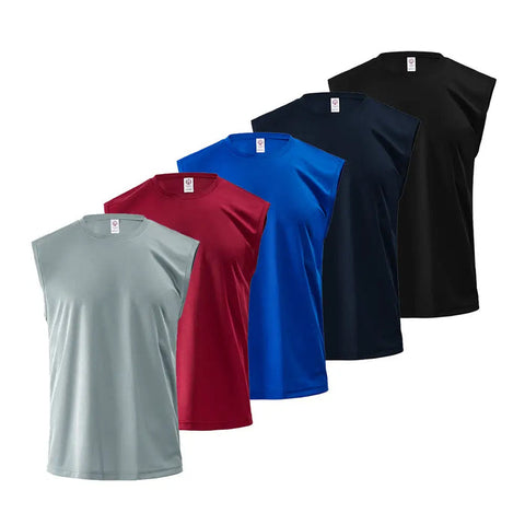 5-Pack Men's Sleeveless Shirt Assortment