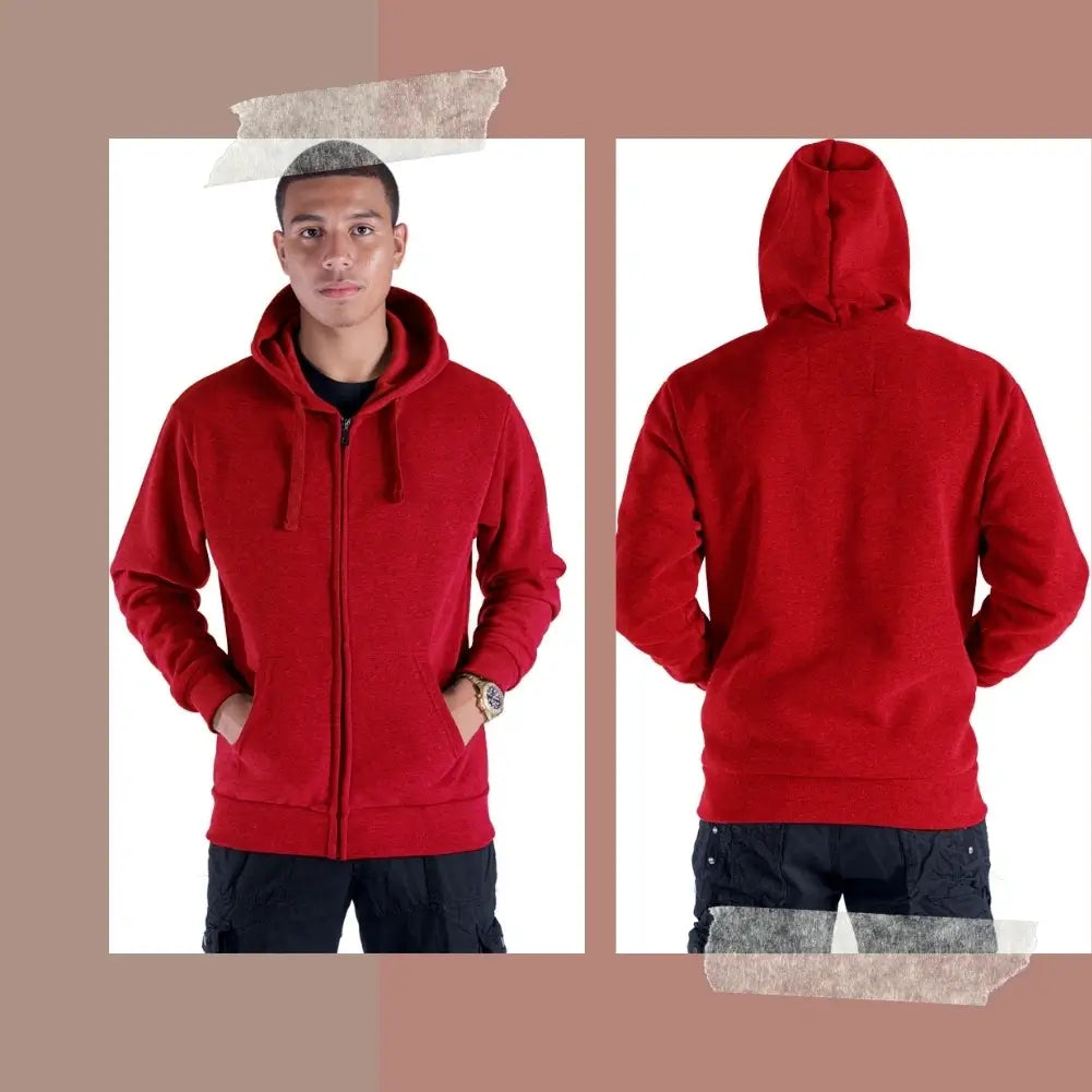 Fleece Zipped Hoodies For Men