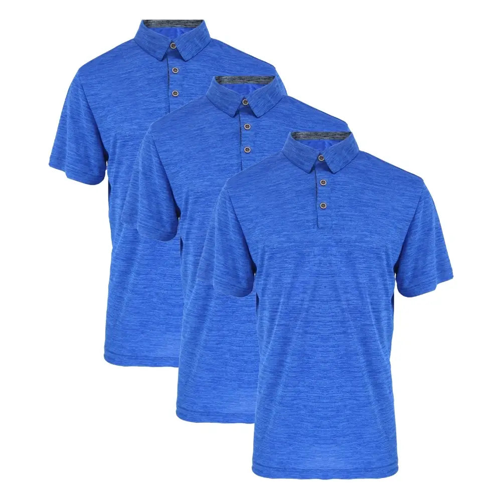 3 Pack Men’s Performance Polo Shirt