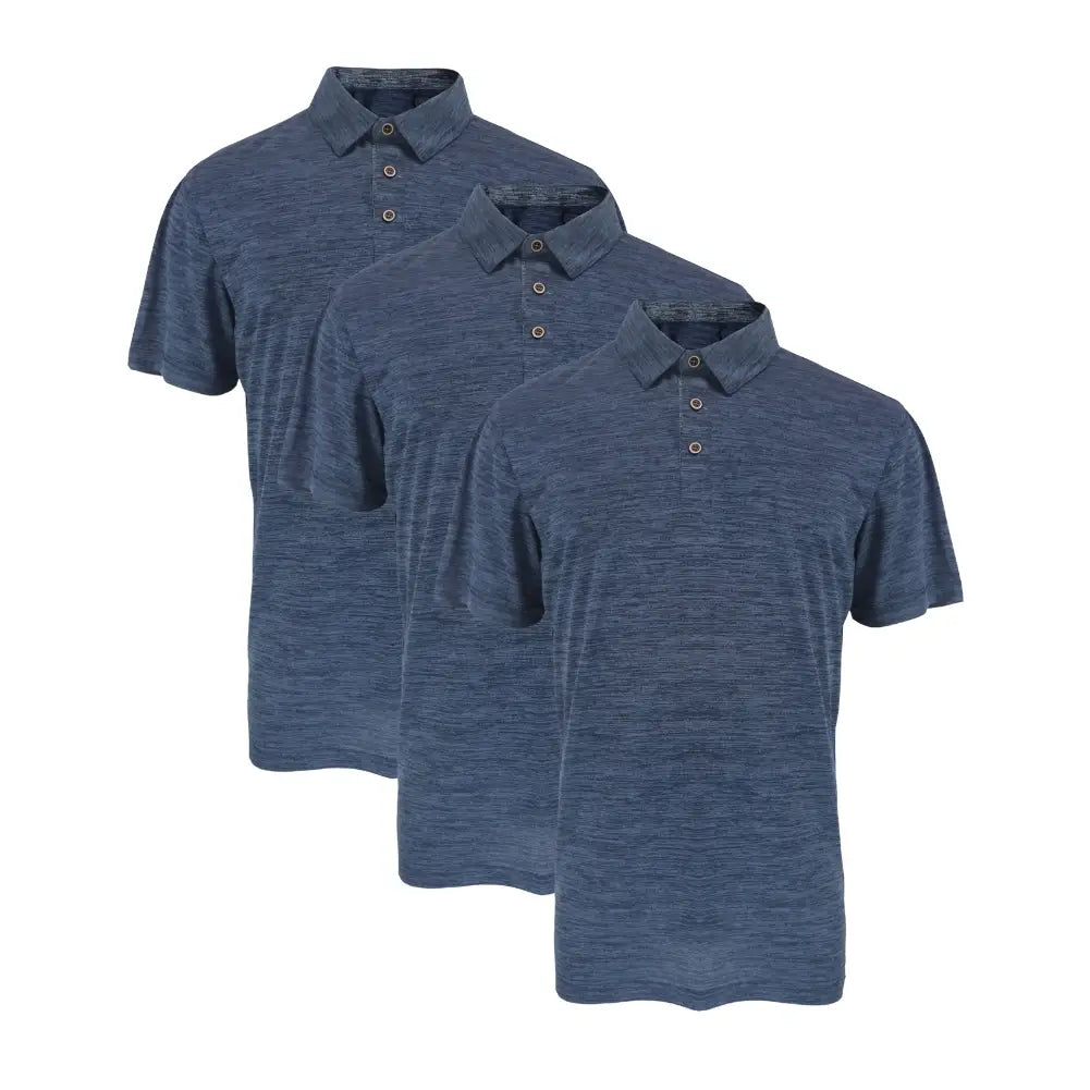 3 Pack Men’s Performance Polo Shirt