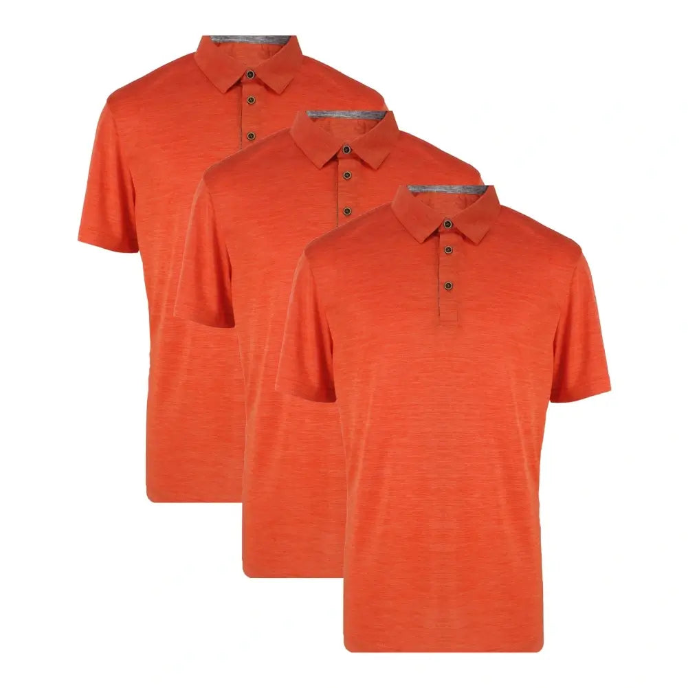 3 Pack Men’s Performance Polo Shirt