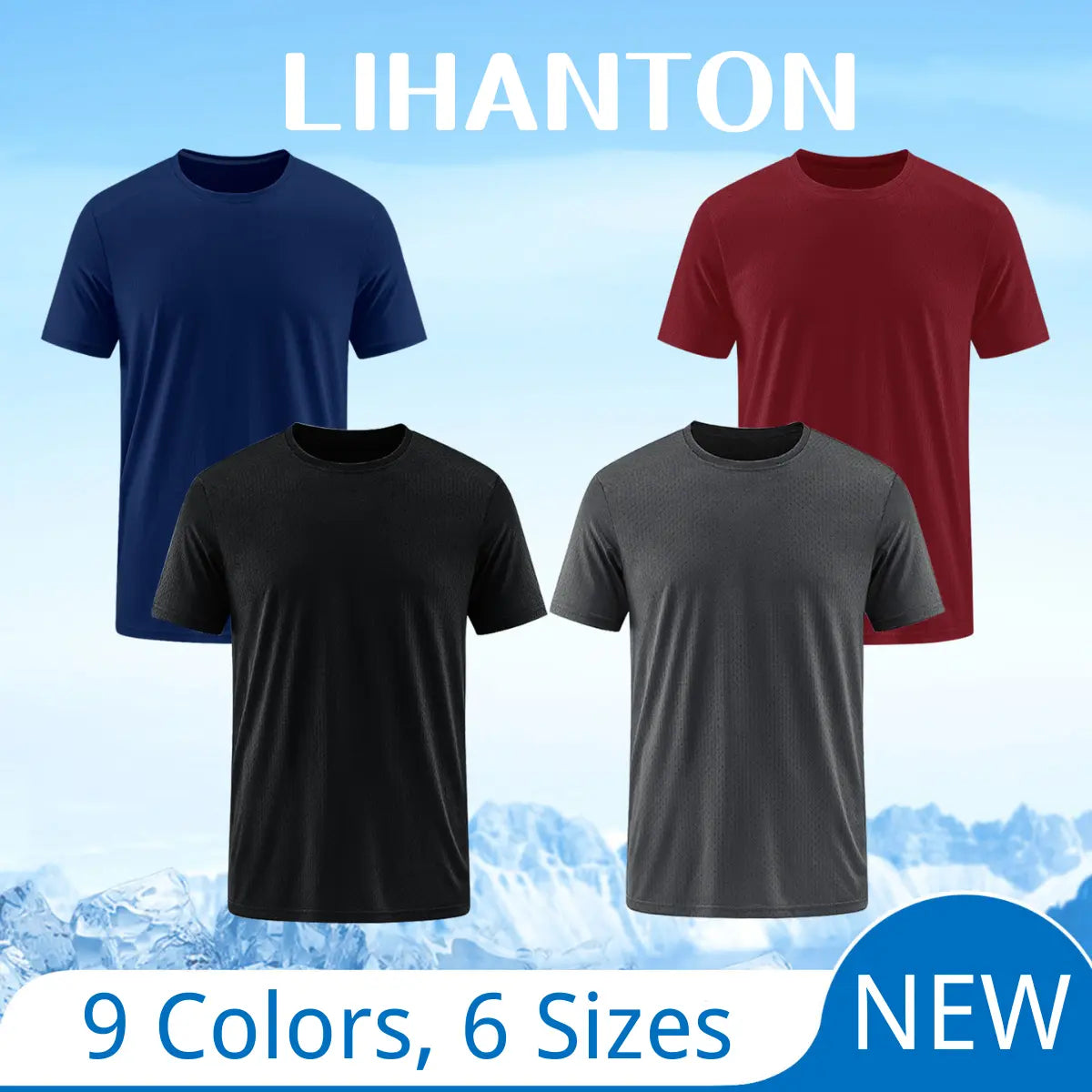 5 Pack Men's Short Sleeve T-Shirts