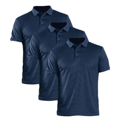 3 Pack Men’s Waffit Series Polo Shirts