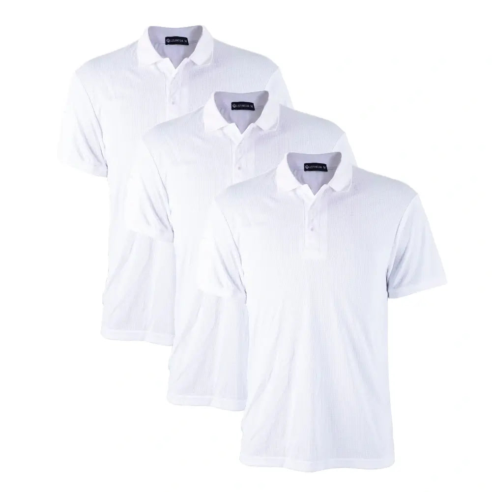 3 Pack Men’s Waffit Series Polo Shirts