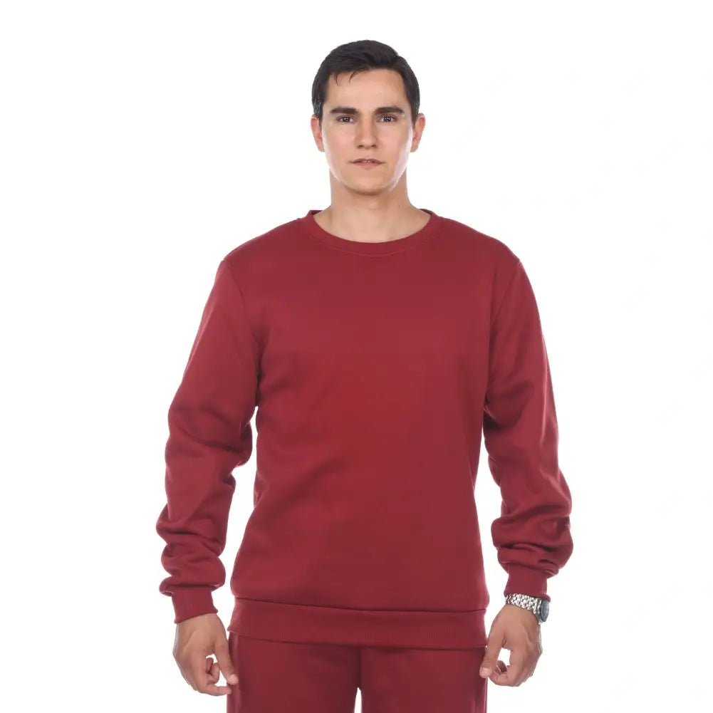 Men’s Fleece Crew Neck Sweatshirt