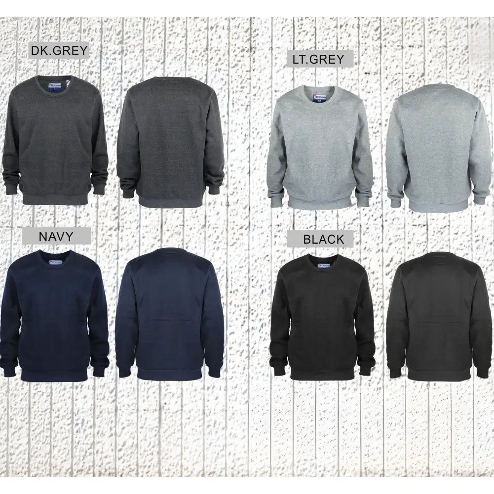 Men’s Fleece Crew Neck Sweatshirt