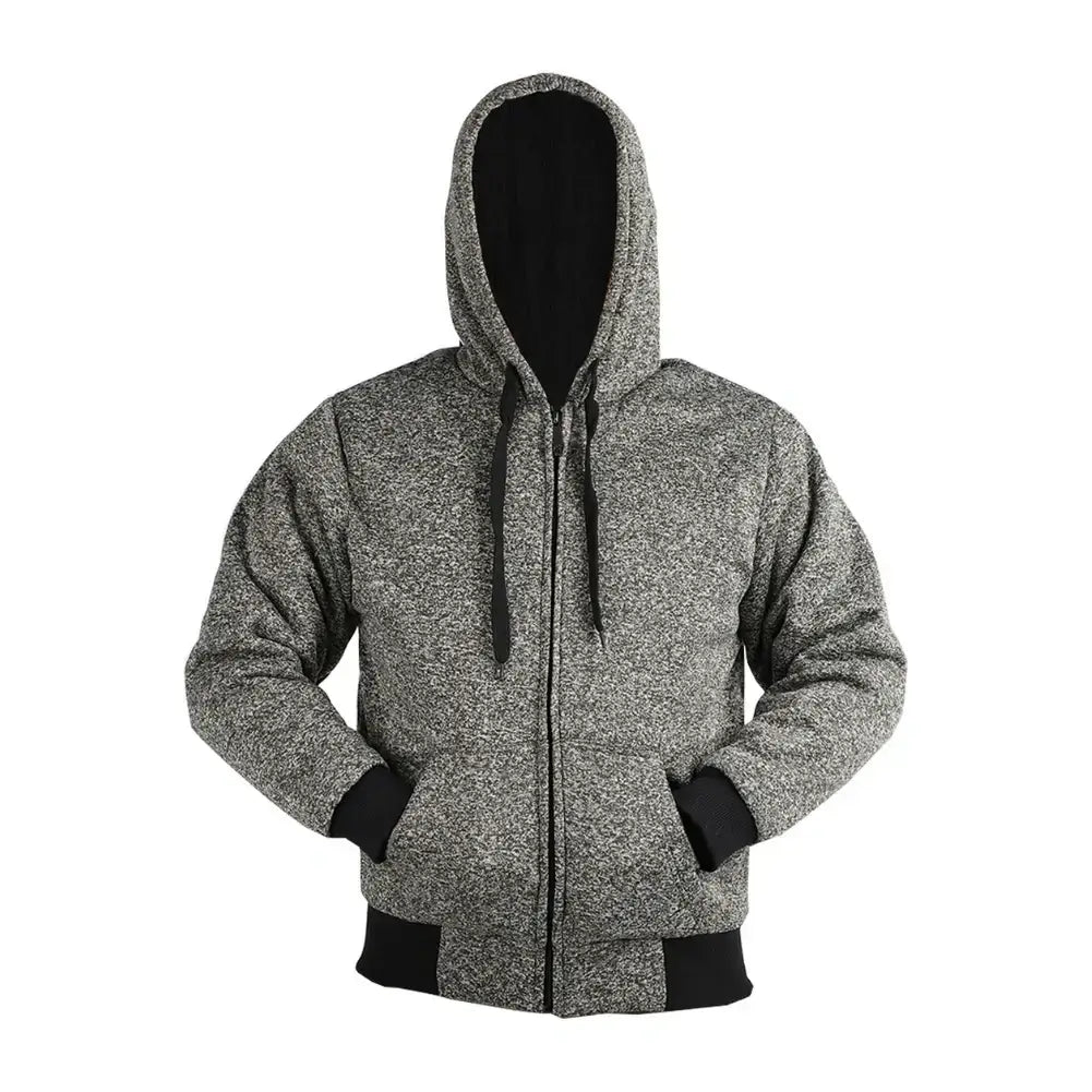 Men’s Marled Sherpa Lined Hoodie