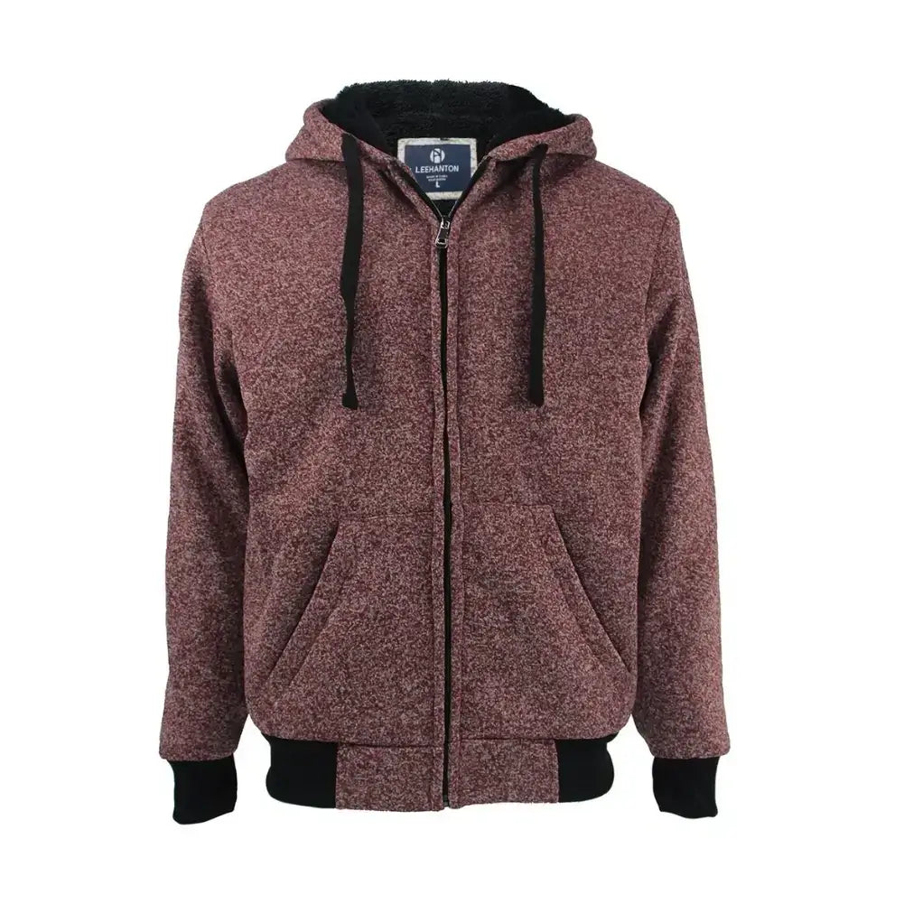 Men’s Marled Sherpa Lined Hoodie