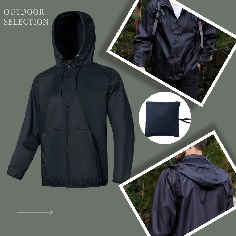 Men’s Packable Full Zip Windbreaker