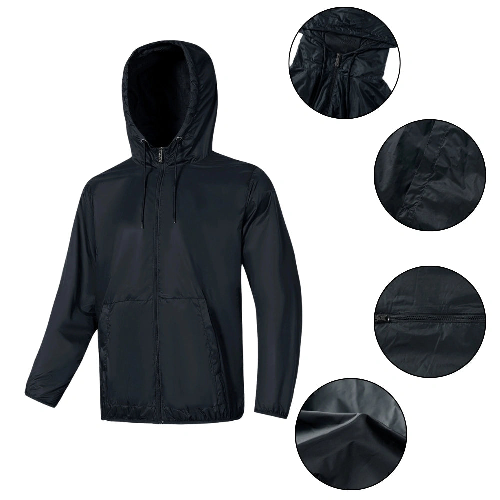 Men’s Packable Full Zip Windbreaker