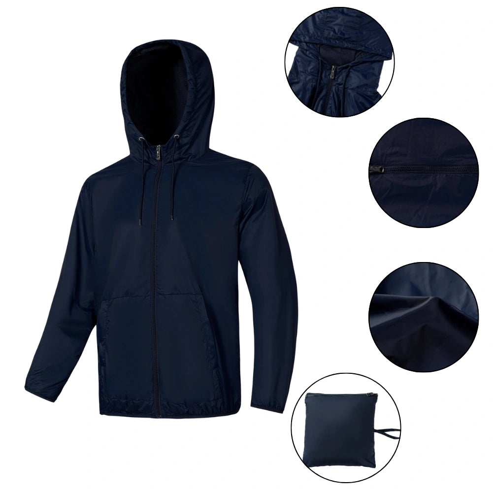 Men’s Packable Full Zip Windbreaker