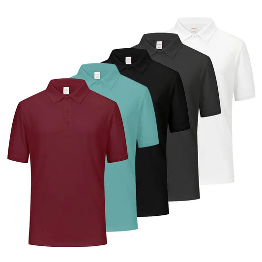 5 Pcs Men's Quick Drying Polo Shirts 1000