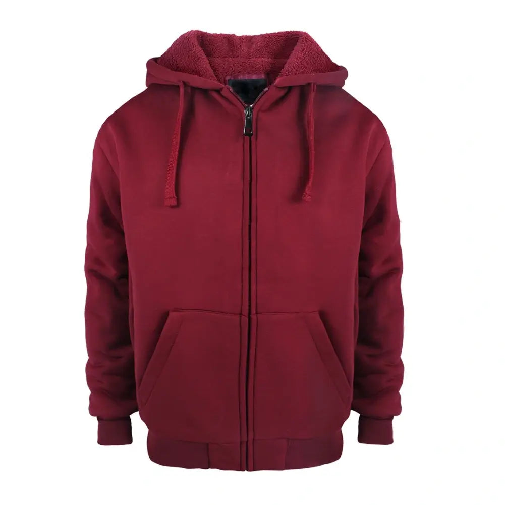 Men’s Sherpa Lined Full Zip Hoodie