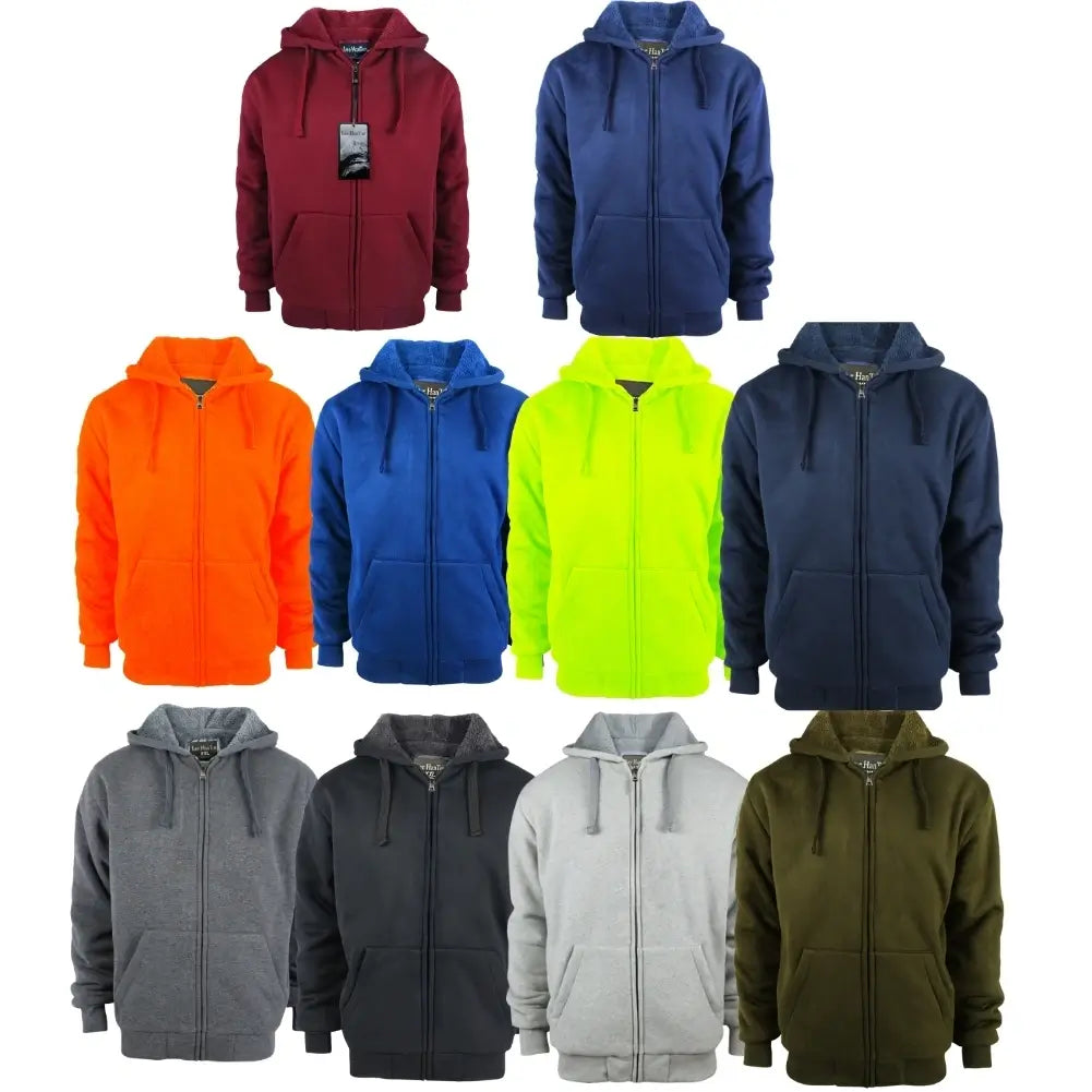 Men’s Sherpa Lined Full Zip Hoodie