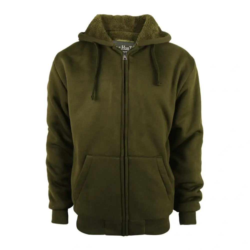 Men’s Sherpa Lined Full Zip Hoodie