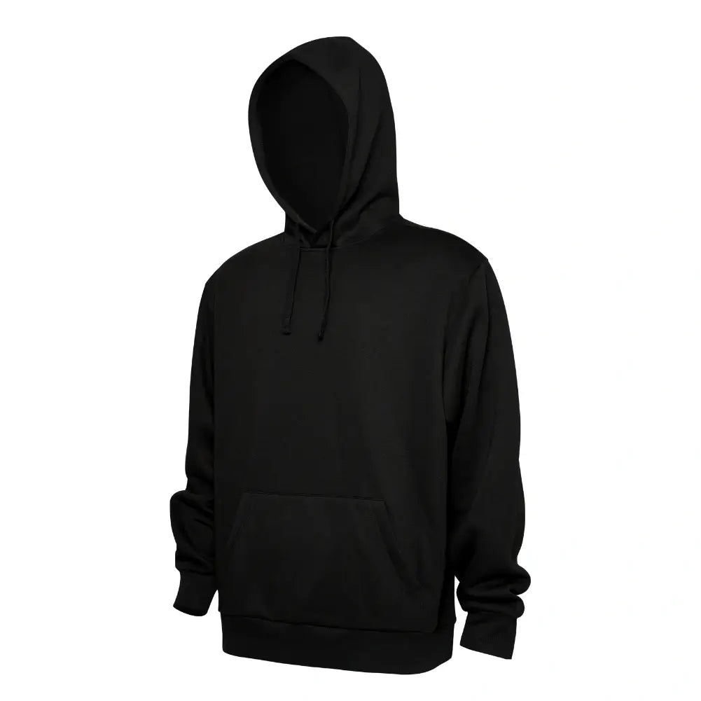 Solid Color Black Hoodie