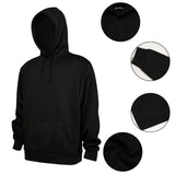 Solid Color Black Hoodie