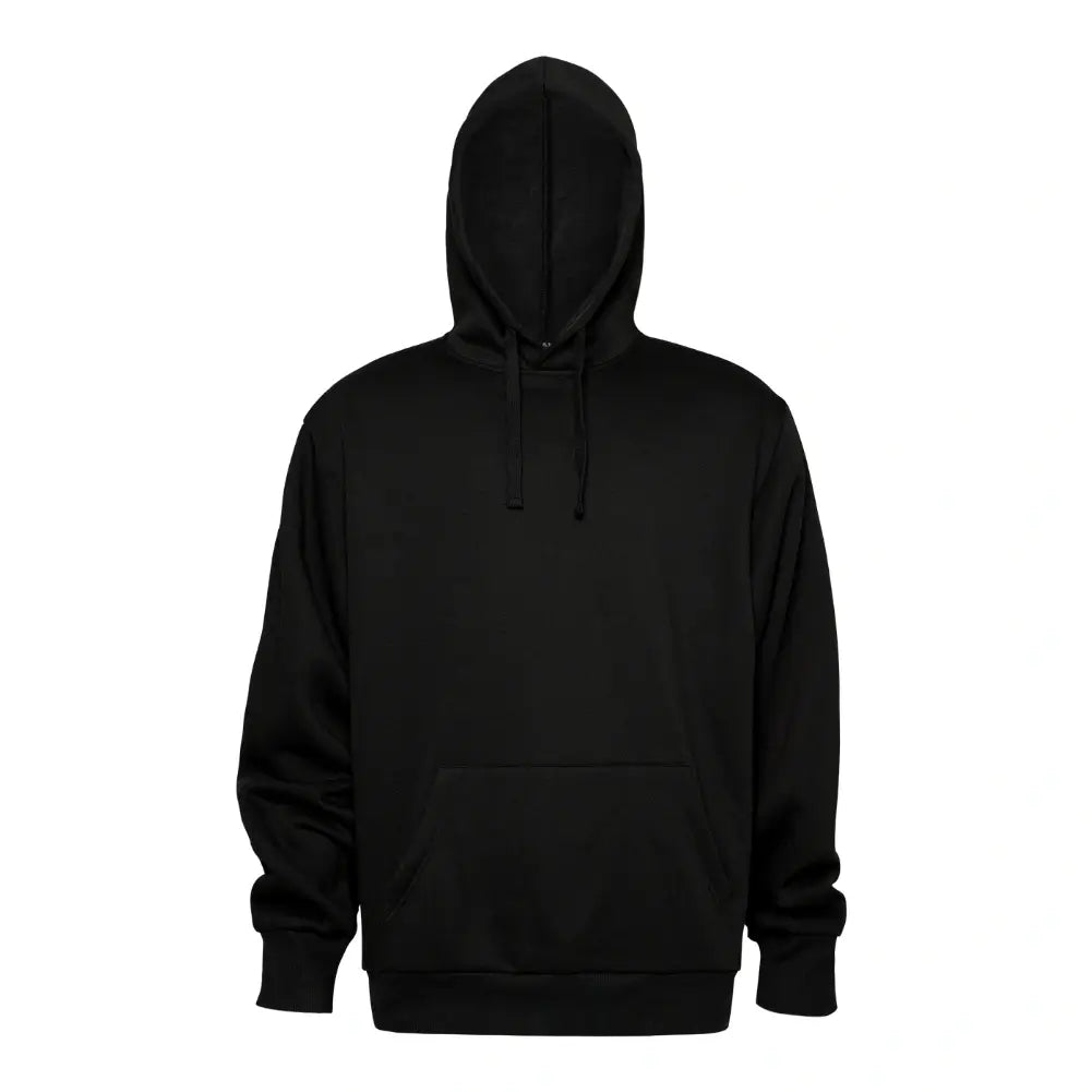 Solid Color Black Hoodie