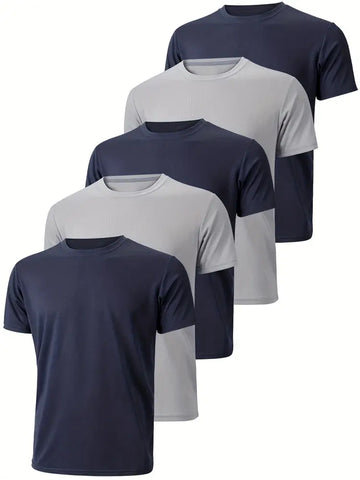 5 Pcs Men's T-shirt For Running