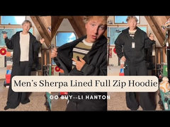 Men’s Sherpa Lined Full Zip Hoodie