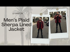 Men’s Plaid Sherpa Lined Jacket Video